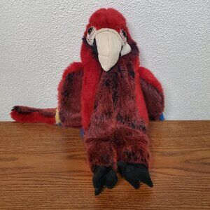 Plush Folkmanis Hand Puppet Macaw Parrot